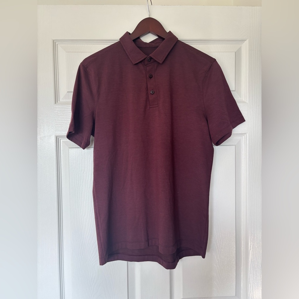 lululemon athletica Maroon Polo Shirt